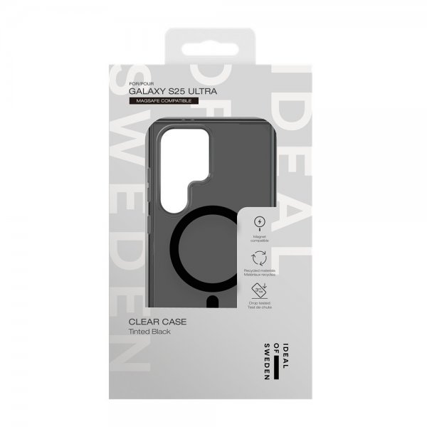 Ideal of Sweden Samsung Galaxy S25 Ultra Kuori Clear Case MagSafe Tinted Black
