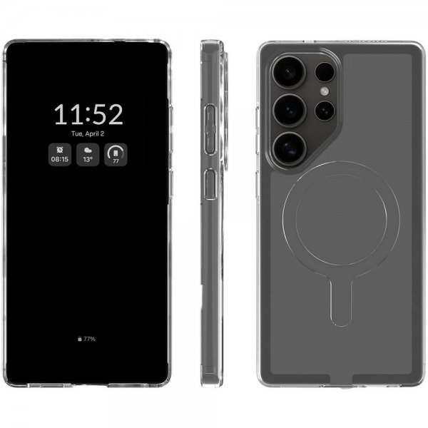 agood company Samsung Galaxy S25 Ultra Kuori CLRPRTCT Läpinäkyvä