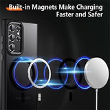 Samsung Galaxy S25 Ultra Kuori Väritetty Reuna MagSafe Musta