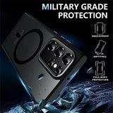 Samsung Galaxy S25 Ultra Kuori Väritetty Reuna MagSafe Musta