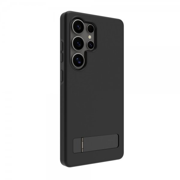 dbramante1928 Samsung Galaxy S25 Ultra Kuori Iceland Pro Qi2 Kickstand Musta