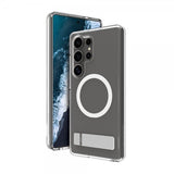 dbramante1928 Samsung Galaxy S25 Ultra Iceland Pro Qi2 Kickstand Läpinäkyvä kuori