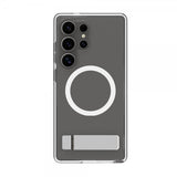 dbramante1928 Samsung Galaxy S25 Ultra Iceland Pro Qi2 Kickstand Läpinäkyvä kuori
