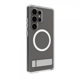 dbramante1928 Samsung Galaxy S25 Ultra Iceland Pro Qi2 Kickstand Läpinäkyvä kuori
