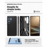 Spigen Samsung Galaxy S25 Ultra Kuori Liquid Air Matte Black