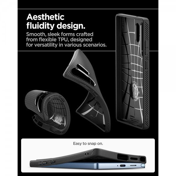 Spigen Samsung Galaxy S25 Ultra Kuori Liquid Air Matte Black