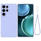Samsung Galaxy S25 Ultra Hihna Silikonikuori Violetti
