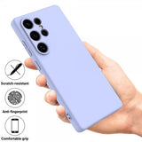 Samsung Galaxy S25 Ultra Hihna Silikonikuori Violetti