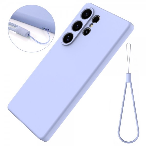 Samsung Galaxy S25 Ultra Hihna Silikonikuori Violetti
