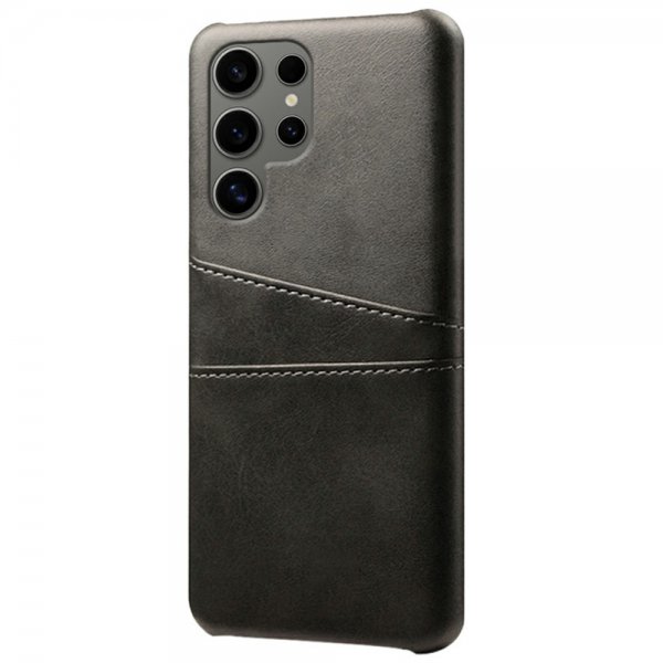 Samsung Galaxy S25 Ultra Suojakotelo kahdella Korttipaikalla Musta
