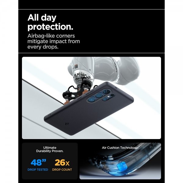 Spigen Samsung Galaxy S25 Ultra -kuori Nano Pop MagFit Black Sesame