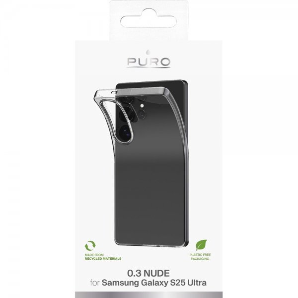 Puro Samsung Galaxy S25 Ultra -kuori Nude Transparent