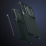 Spigen Samsung Galaxy S25 Ultra Kuori Optik Armor Abyss Green