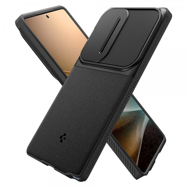 Spigen Samsung Galaxy S25 Ultra Optik Armor musta kuori