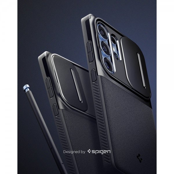 Spigen Samsung Galaxy S25 Ultra Optik Armor musta kuori