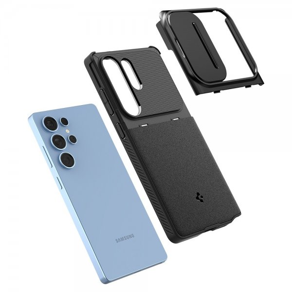 Spigen Samsung Galaxy S25 Ultra Optik Armor musta kuori