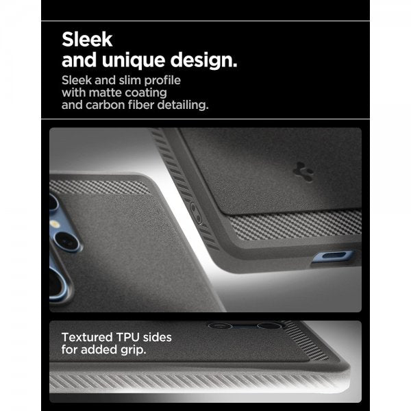 Spigen Samsung Galaxy S25 Ultra Kuori Rugged Armor MagFit Marble Gray