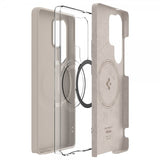 Spigen Samsung Galaxy S25 Ultra Kuori Silicone Fit MagFit Natural Titanium