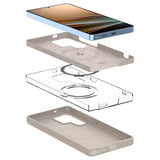 Spigen Samsung Galaxy S25 Ultra Kuori Silicone Fit MagFit Natural Titanium