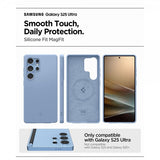 Spigen Samsung Galaxy S25 Ultra Kuori Silicone Fit MagFit Sapphire Blue