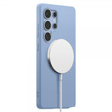 Spigen Samsung Galaxy S25 Ultra Kuori Silicone Fit MagFit Sapphire Blue