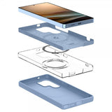 Spigen Samsung Galaxy S25 Ultra Kuori Silicone Fit MagFit Sapphire Blue