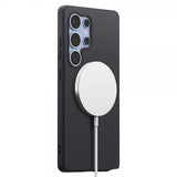 Spigen Samsung Galaxy S25 Ultra Kuori Silicone Fit MagFit Musta