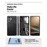 Spigen Samsung Galaxy S25 Ultra Kuori Slim Armor CS Musta