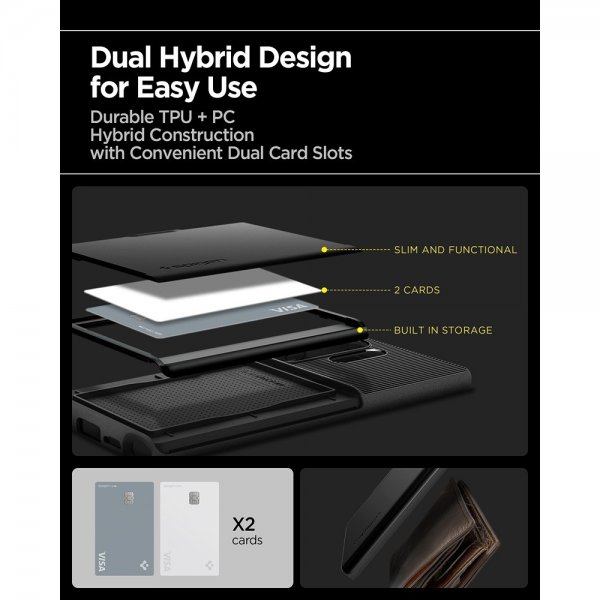 Spigen Samsung Galaxy S25 Ultra Kuori Slim Armor CS Musta