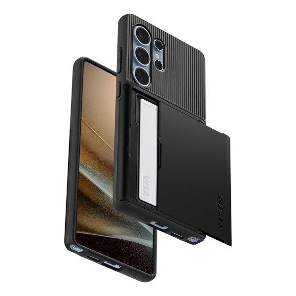 Spigen Samsung Galaxy S25 Ultra Kuori Slim Armor CS Musta