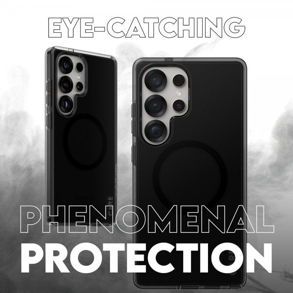 CARE by PanzerGlass Samsung Galaxy S25 Ultra Kuori Smokey MagSafe Musta