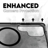 CARE by PanzerGlass Samsung Galaxy S25 Ultra Kuori Smokey MagSafe Musta
