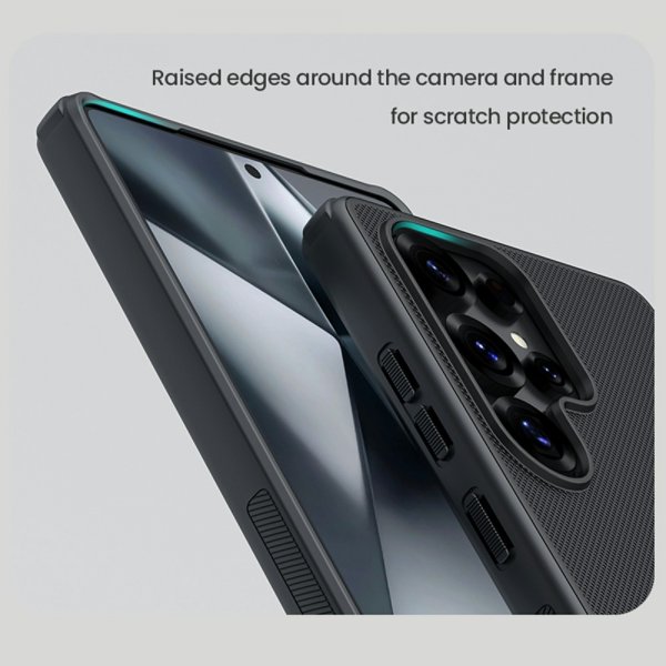 Nillkin Samsung Galaxy S25 Ultra Kuori Super Frosted Shield Pro Musta