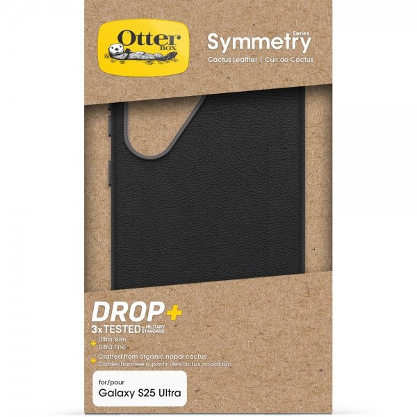 Otterbox Samsung Galaxy S25 Ultra -suojakuori Symmetry Cactus Leather Noir Ash