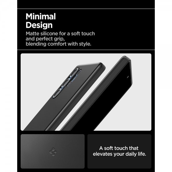 Spigen Samsung Galaxy S25 Ultra Kuori Thin Fit MagFit Musta