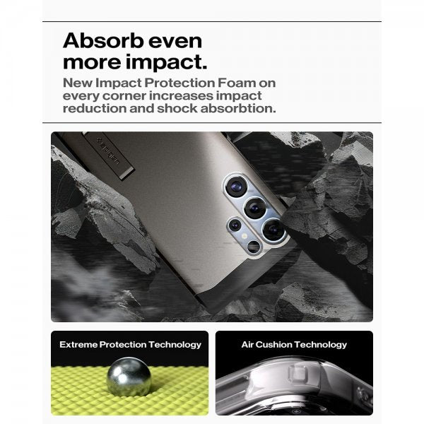 Spigen Samsung Galaxy S25 Ultra Kuoret Tough Armor MagFit Gunmetal