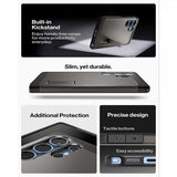Spigen Samsung Galaxy S25 Ultra Kuoret Tough Armor MagFit Gunmetal