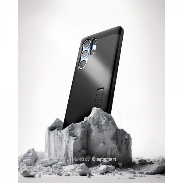 Spigen Samsung Galaxy S25 Ultra Kuori Tough Armor MagFit Musta