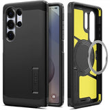 Spigen Samsung Galaxy S25 Ultra Kuori Tough Armor MagFit Musta