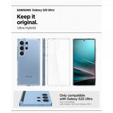 Spigen Samsung Galaxy S25 Ultra Kuori Ultra Hybrid Crystal Clear