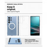 Spigen Samsung Galaxy S25 Ultra Kuori Ultra Hybrid MagFit Clear White