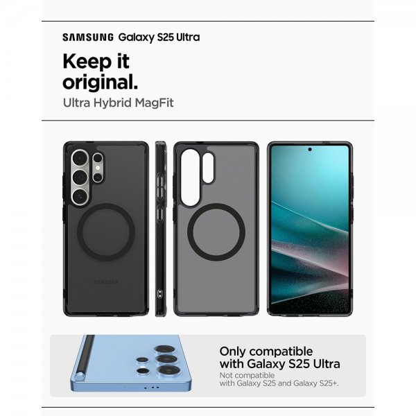 Spigen Samsung Galaxy S25 Ultra Kuori Ultra Hybrid MagFit Frost Black