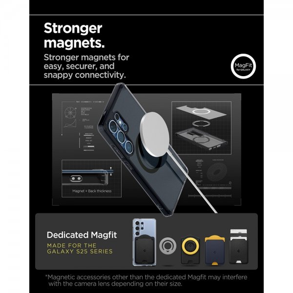 Spigen Samsung Galaxy S25 Ultra Kuori Ultra Hybrid MagFit Frost Black