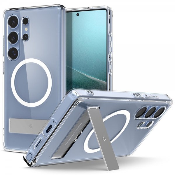 Spigen Samsung Galaxy S25 Ultra Kuori Ultra Hybrid S MagFit Clear White
