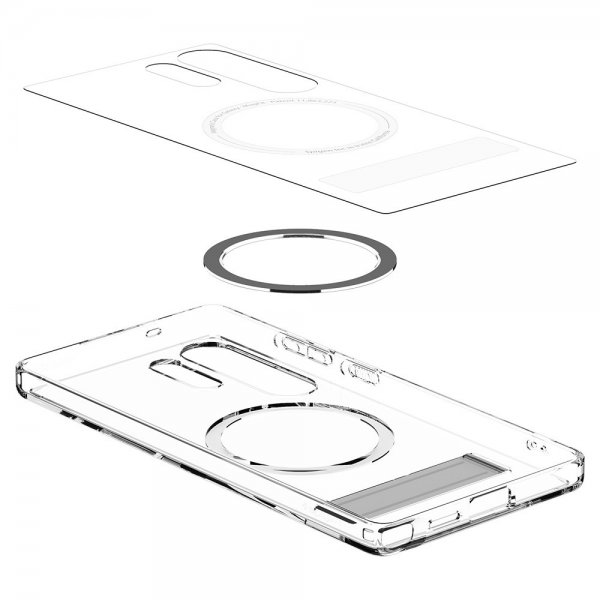 Spigen Samsung Galaxy S25 Ultra Kuori Ultra Hybrid S MagFit Clear White