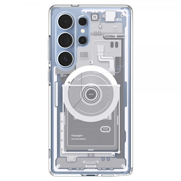 Spigen Samsung Galaxy S25 Ultra Kuori Ultra Hybrid Zero One MagFit Valkoinen