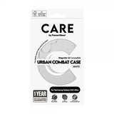 CARE by PanzerGlass Samsung Galaxy S25 Ultra Urban Combat MagSafe -suojakuori, valkoinen