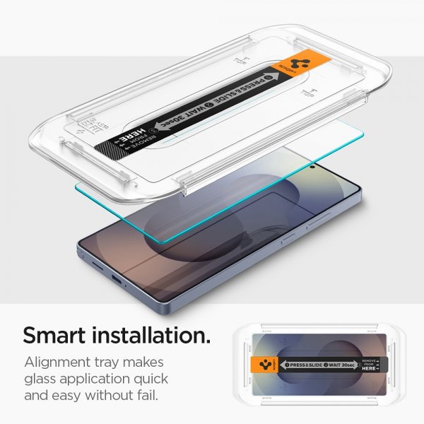 Spigen Samsung Galaxy S25 Ultra Näytönsuoja GLAS.tR EZ Fit 2 kpl