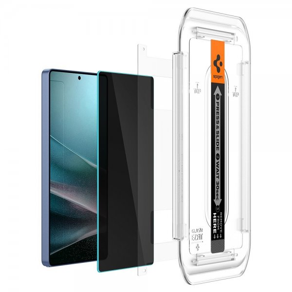 Spigen Samsung Galaxy S25 Ultra Näytönsuoja GLAS.tR EZ Fit Privacy 2-pakkaus