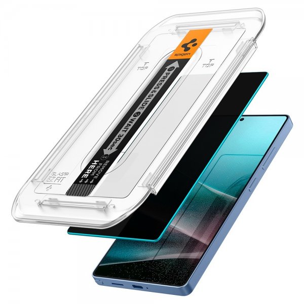 Spigen Samsung Galaxy S25 Ultra Näytönsuoja GLAS.tR EZ Fit Privacy 2-pakkaus